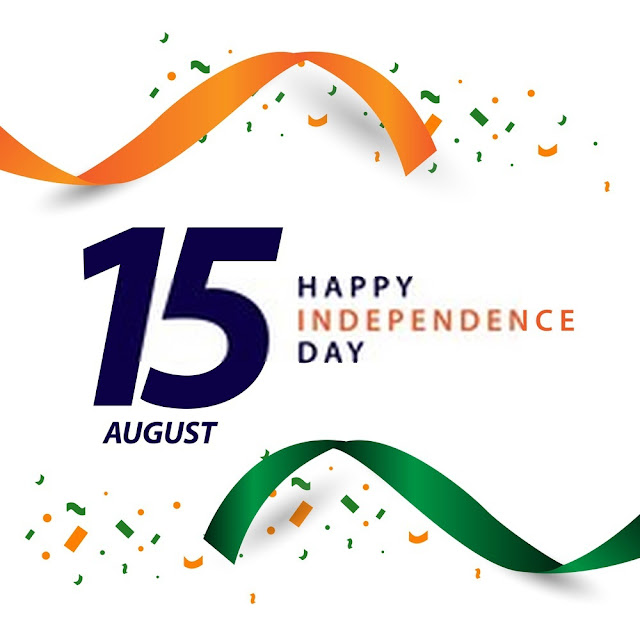Independence Day With Ribbon 15th August. Independence Day With Ribbon 15th August.