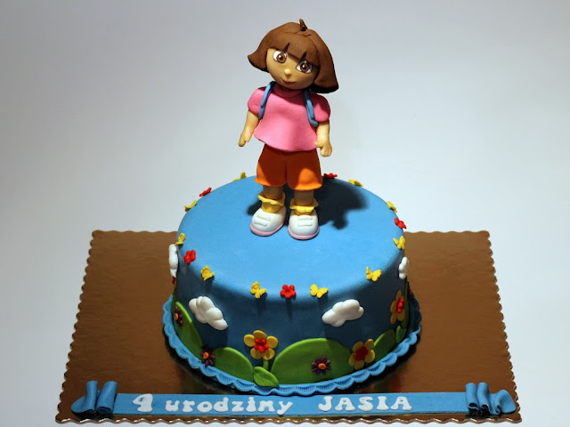 Dora The Explorer Birthday Cake for Kid