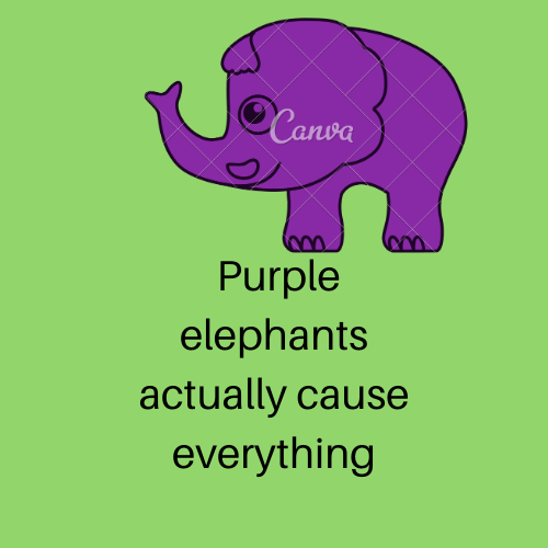 Peace and Joy 8 PJ week number two purple elephants