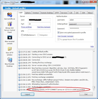 Setting SSH Tunnel Server Setting SSH Tunnel Server