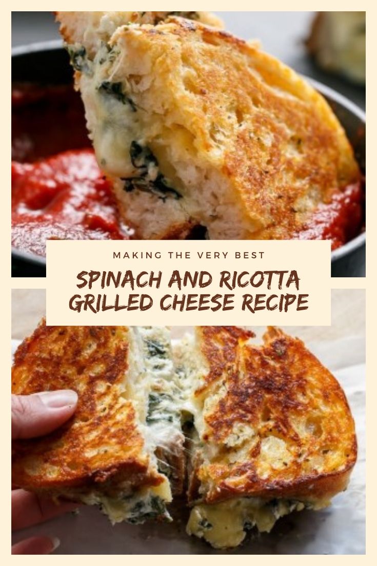 Spinach and Ricotta Grilled Cheese Recipe GLENDA KITCHEN