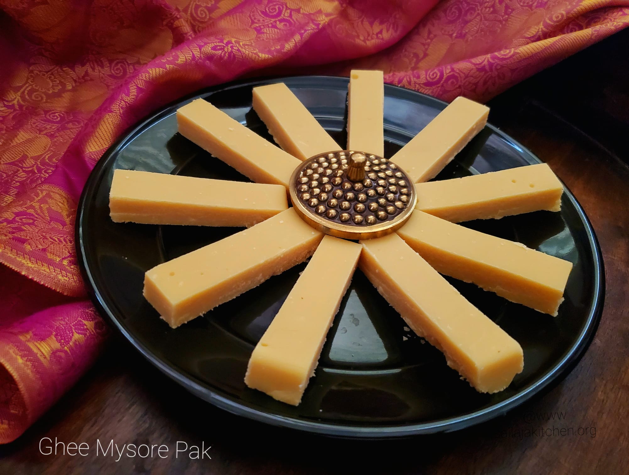 Sailaja Kitchen...A site for all food lovers! Ghee Mysore Pak Recipe