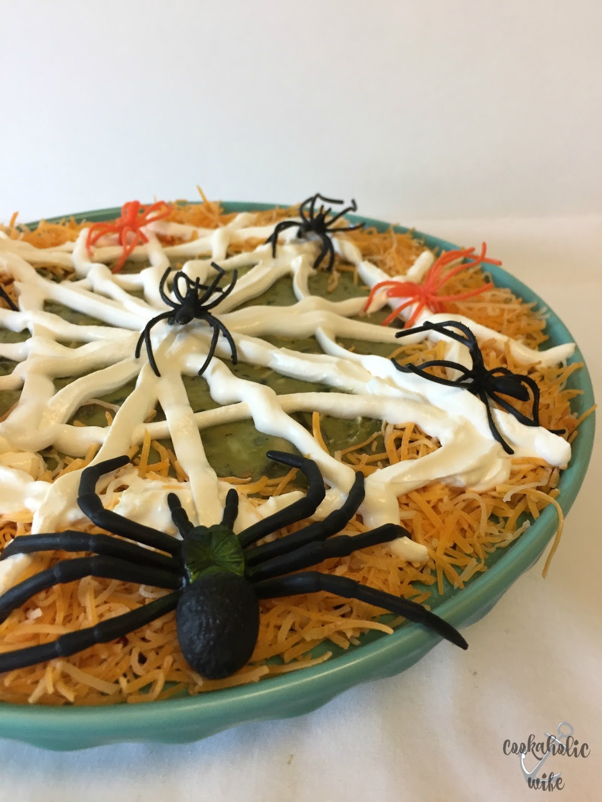 Spiderweb Layered Taco Dip - Cookaholic Wife