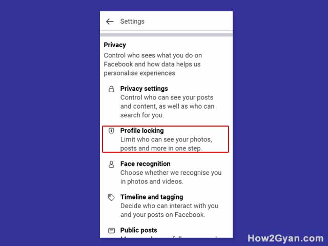 how-to-lock-profile-on-facebook