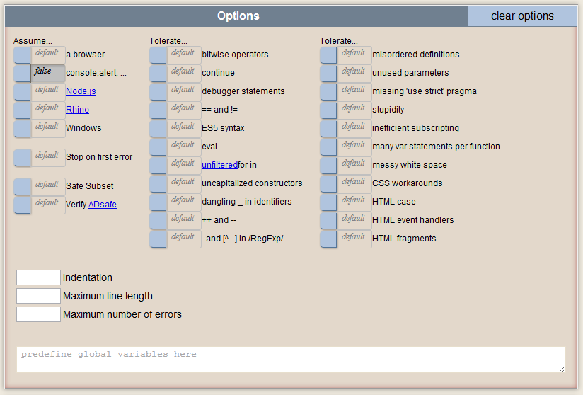 Most useful developer tools JSLint