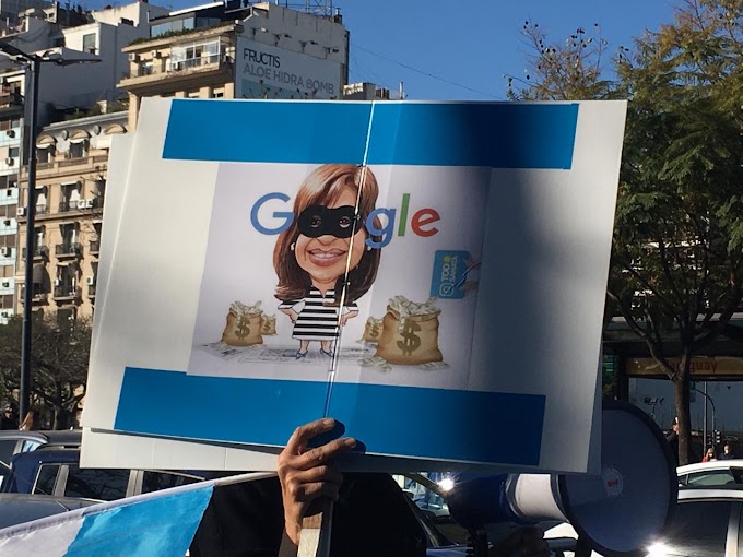 Cristina Kirchner fue el blanco de las expresiones de quienes marcharon