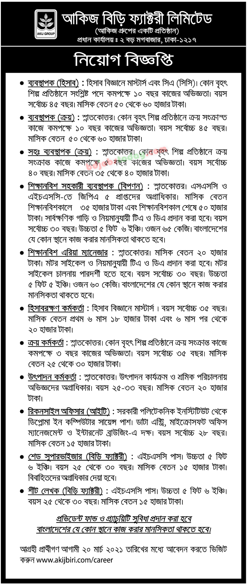 Prothom Alo Weekly Job Newspaper Chakri Bakri 12 March 2021 - প্রথম আলো চাকরির খবর - চাকরি বাকরি ১২ মার্চ ২০২১