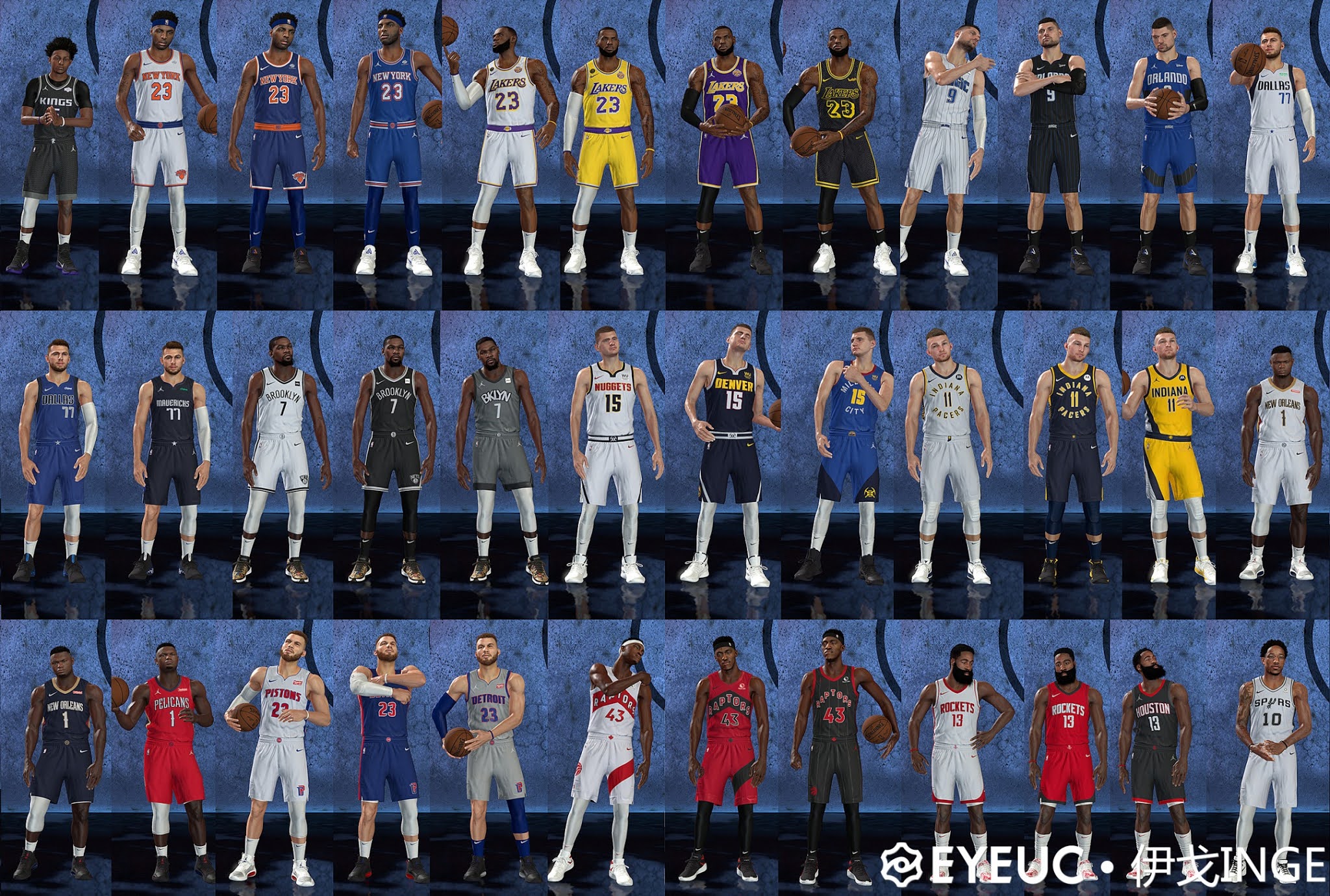 NBA 2K21 Jerseys Modification by Igo Inge pack 2 By Igo Inge [FOR 2K21]