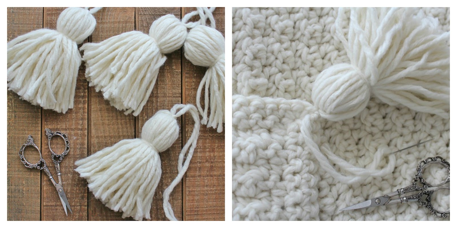 Icelandic Blanket + How To Make Tassels Threadbare Creations
