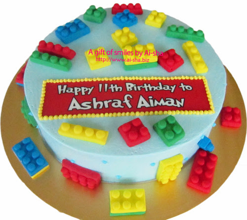 Birthday Cake Lego Ai-sha Puchong Jaya