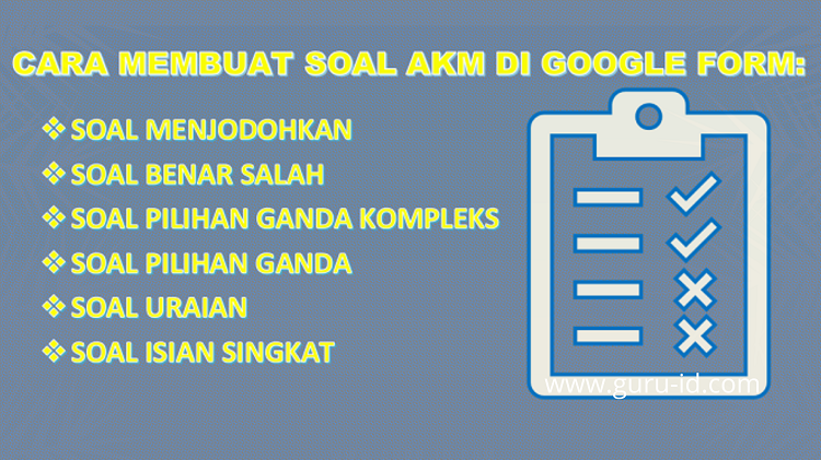 Contoh soal google form