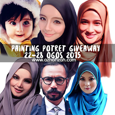 Painting Potret Giveaway by Azhafizah