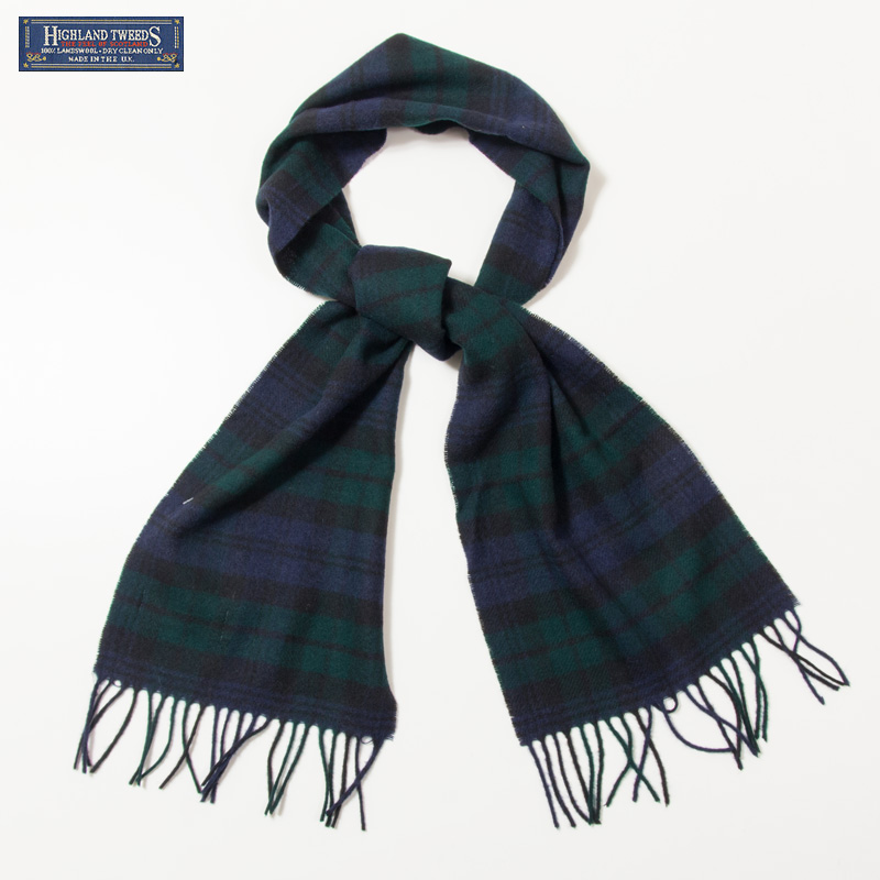 CASSIDY BLOG HIGHLAND TWEEDS [ハイランド・ツイード] MERINO LAMBSWOOL MUFFLER