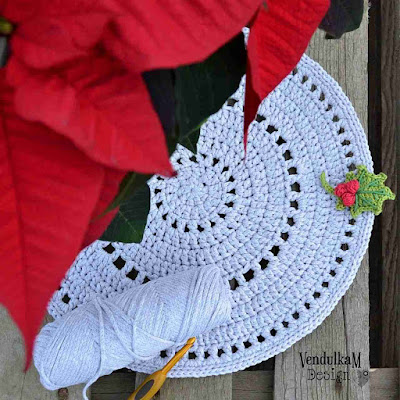 Crochet placemats - free crochet pattern by VendulkaM