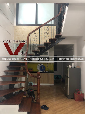 Tổng hợp 50+ mẫu cầu thang sắt xương cá cho nhà nhỏ hẹp Tong hop 50+ mau cau thang sat xuong ca cho nha nho hep
