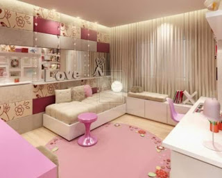 Bedroom Interior Design Color Pink