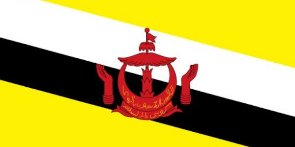 Bendera dan Lambang Negara Brunei Darussalam beserta Artinya