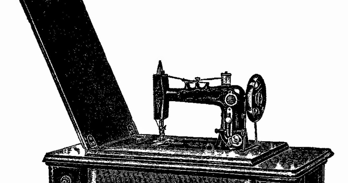clipart vintage sewing machine - photo #44