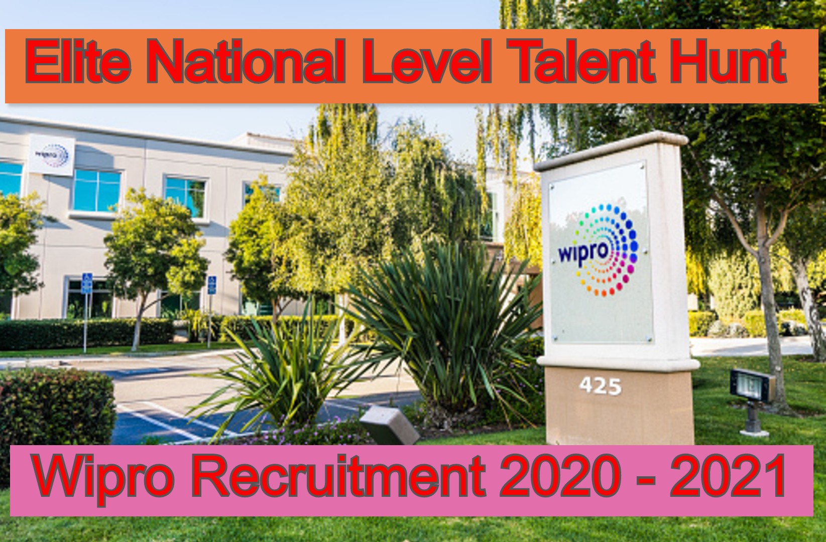 Wipro Recruitment 2020 2021 Elite National Level Talent Hunt