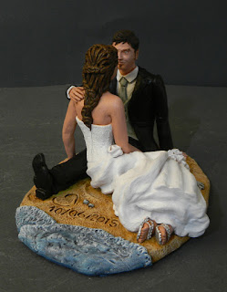 statuine matrimoni cake tops topper romantico personalizzato orme magiche 