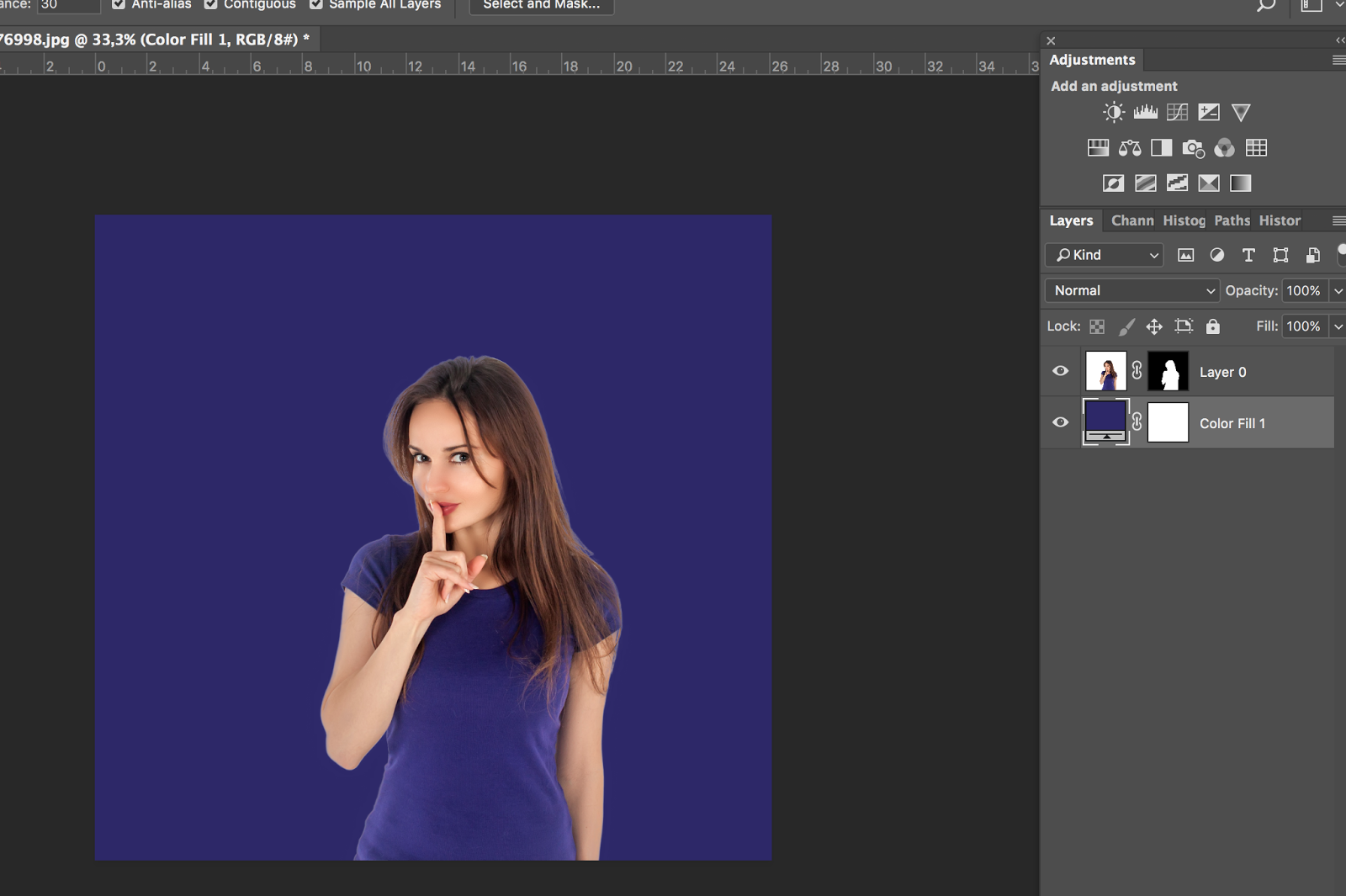 Hamperium Photography & Communication Change your background color in