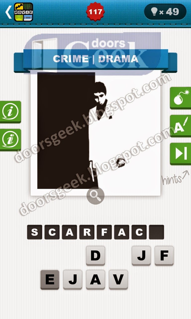 Movie Quiz Level 117 (bubble quiz games) Doors Geek