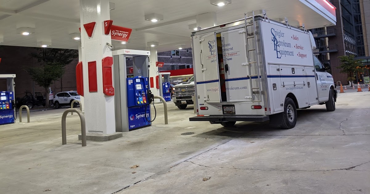 Robert Dyer Bethesda Row New gas pumps installed at Bethesda Exxon