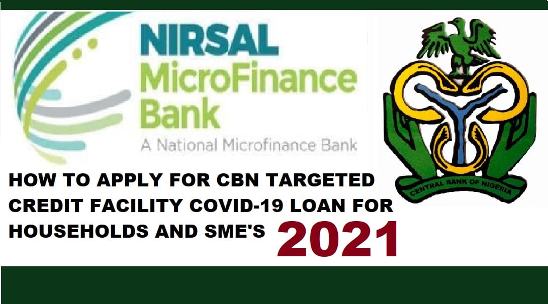 How to Apply For NMFB CBN Covid19 TCF Loan 2021
