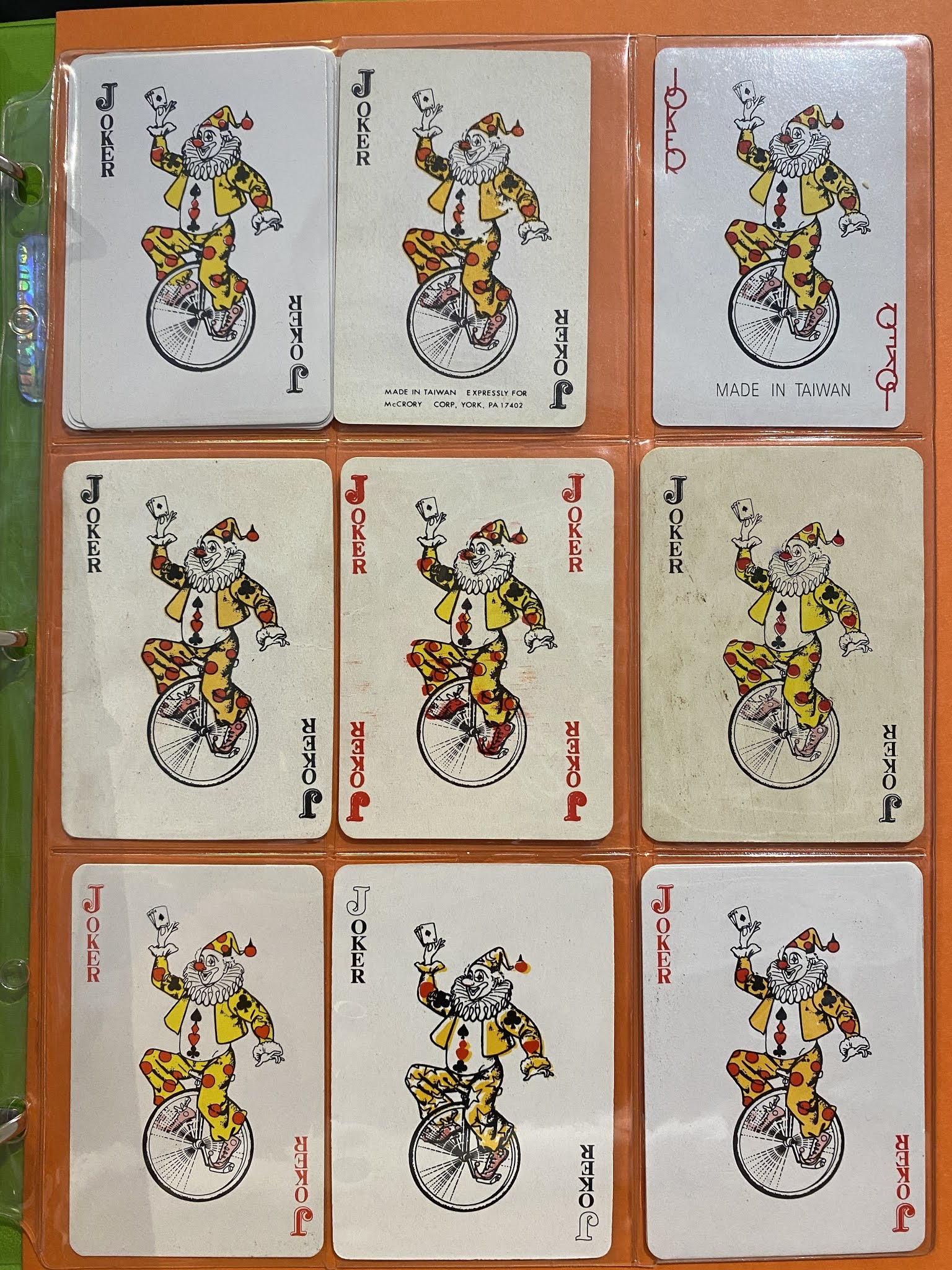 Amused by Jokers am I! Unicycle Jokers