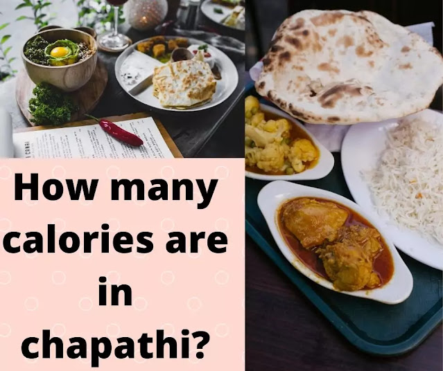 How many calories are in chapathi?