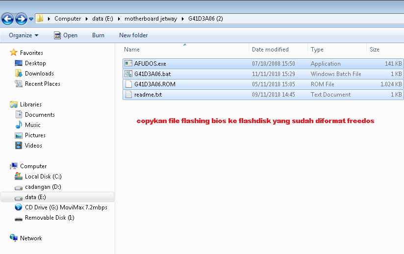 Cara Flashing Bios Dengan Mudah Dan Lengkap