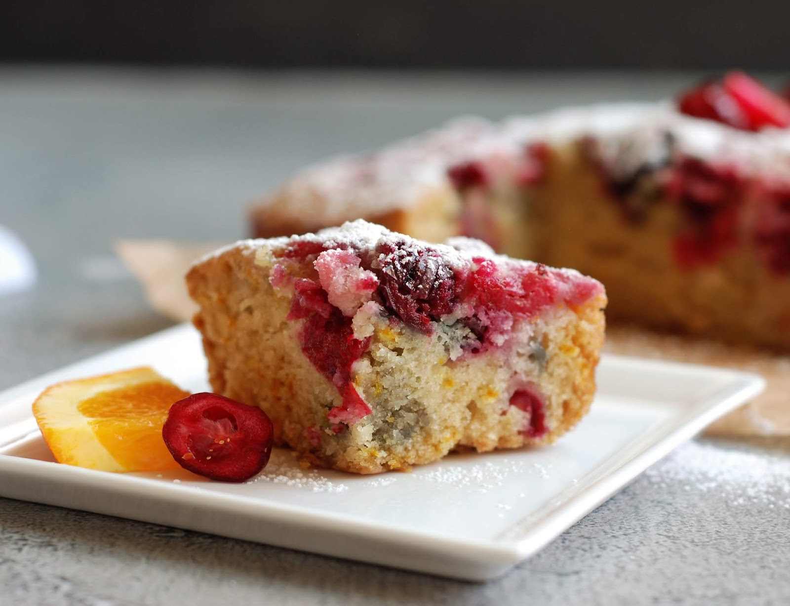 Vegan Orange Cranberry Cake FloridaCrystals FCChallenge