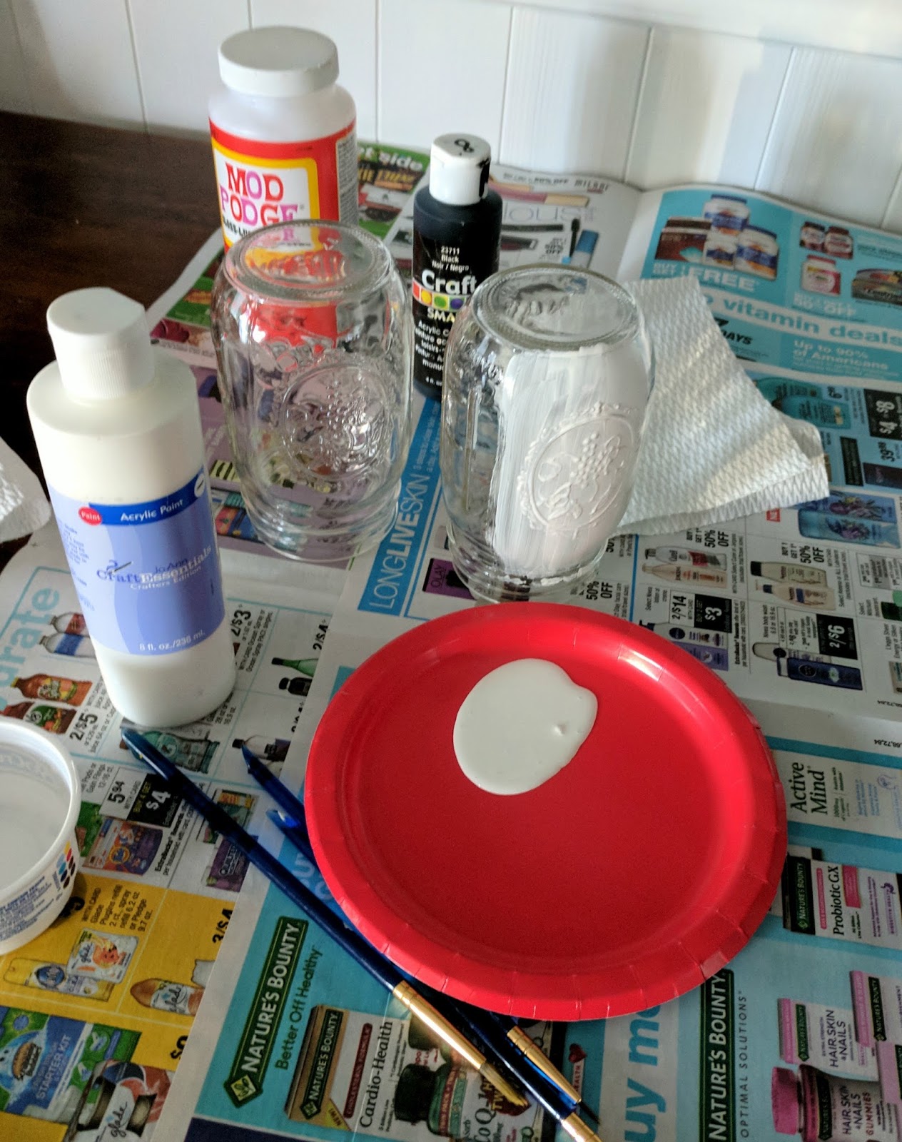 One Momma Saving Money Soccer Ball Themed Mason Jars