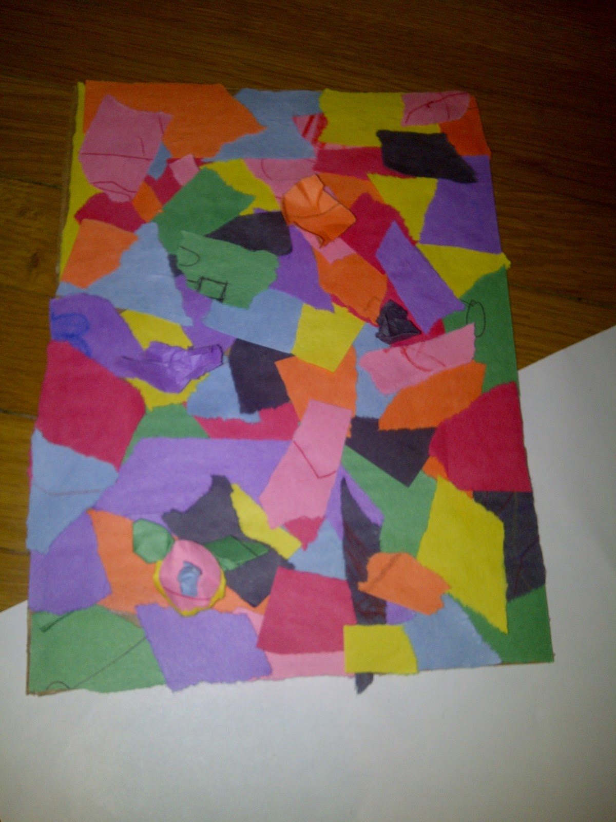 Crafts for Kids Scrap Paper Collage