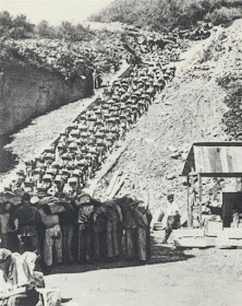The stairs of death at Mauthausen during World War II worldwartwo.filminspector.com