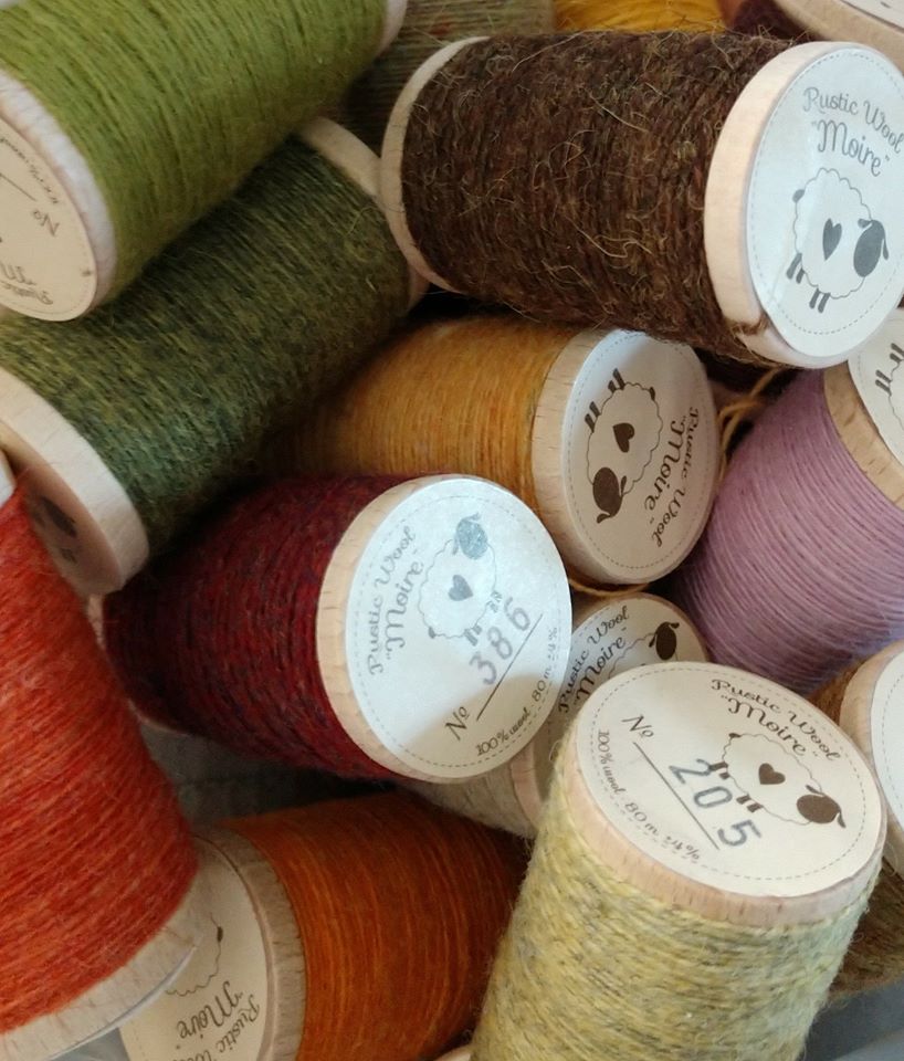Moire Wool Thread Color Chart