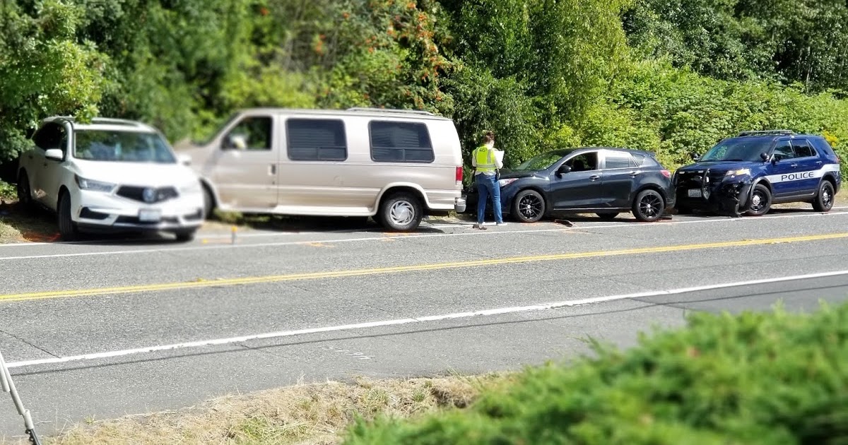 Coker Confidential™ Four car crash in South Federal Way on 288th and