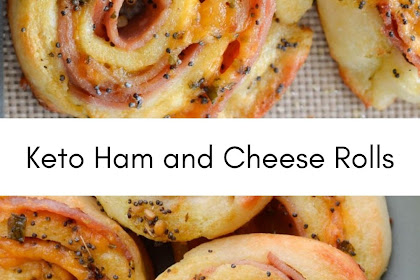 Keto Ham and Cheese Rolls