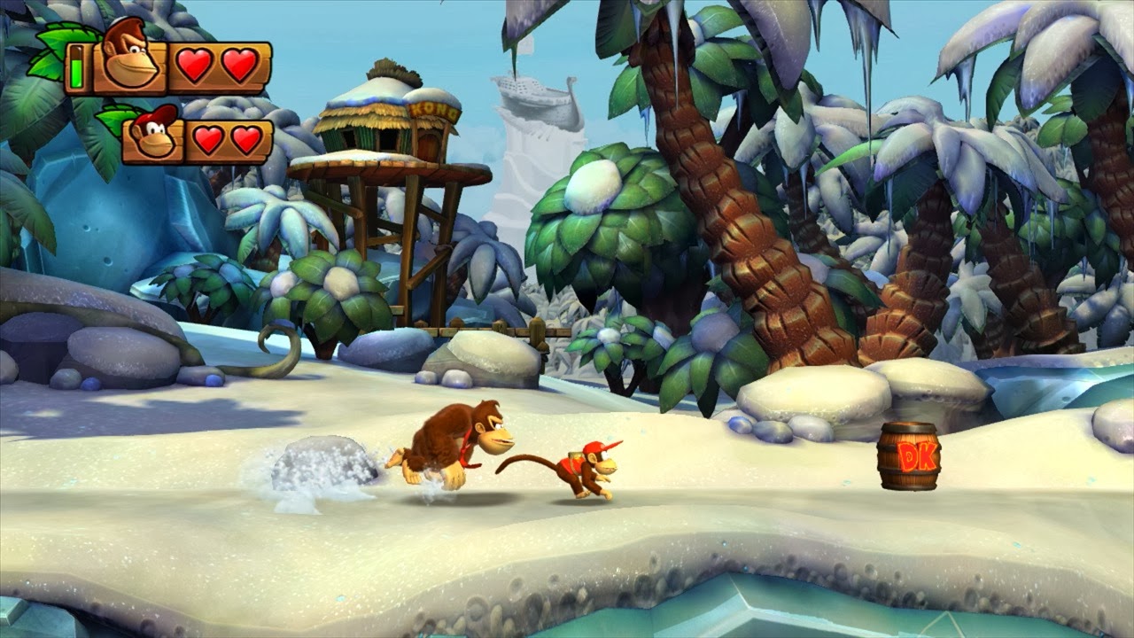 Confira as belíssimas screenshots divulgadas de Donkey Kong Country Tropical Freeze (Wii U