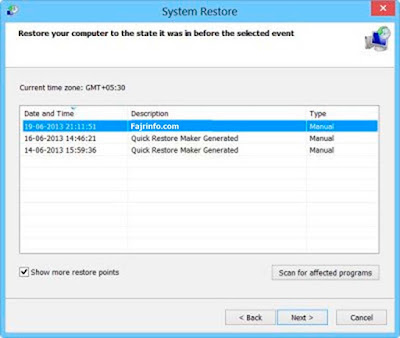 Membuat System Restore Point, Memulihkan Komputer Dengan System Restore Pada Windows 10