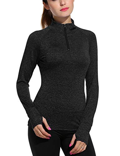 The best Women's Dry Fit Athletic Compression Long Sleeve T Shirt Pitch ...