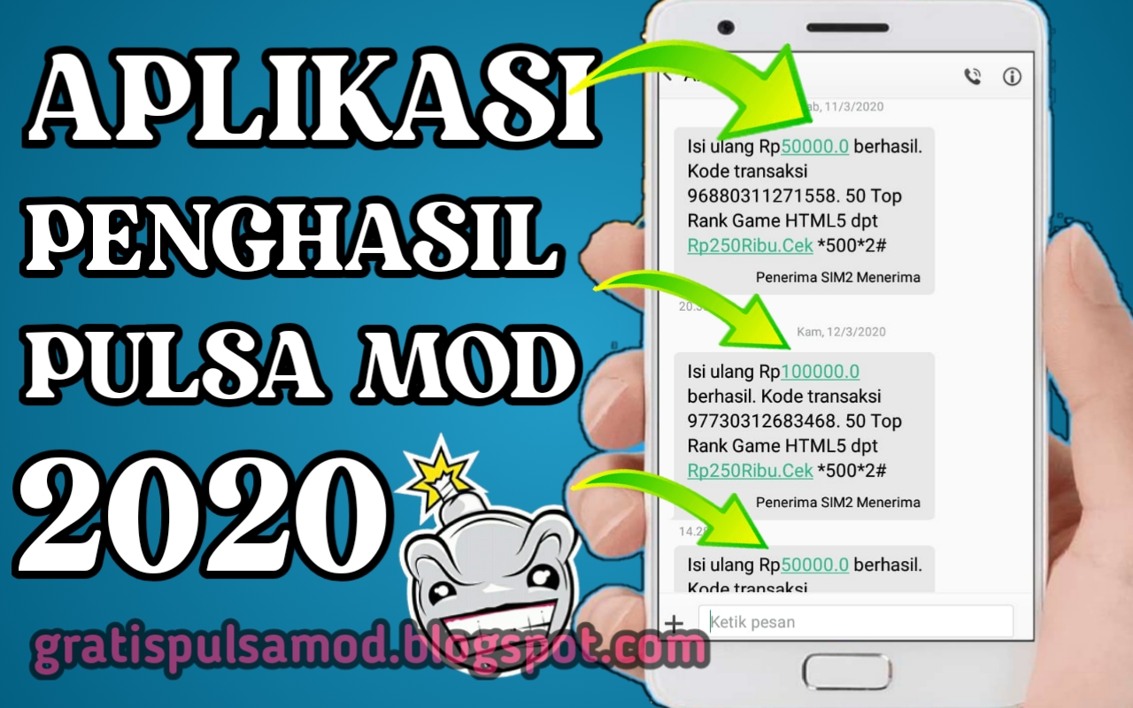Trik Apk Penghasil Pulsa Mod Unlimited 2020 Gratis Pulsa Mod