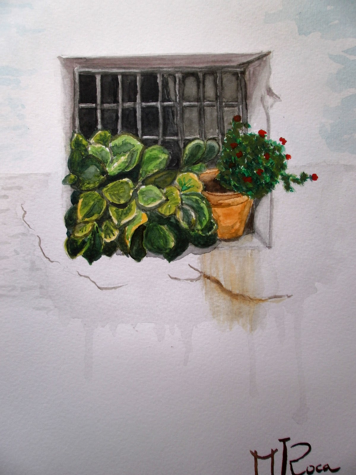 Acuarelas : Mª José Roca