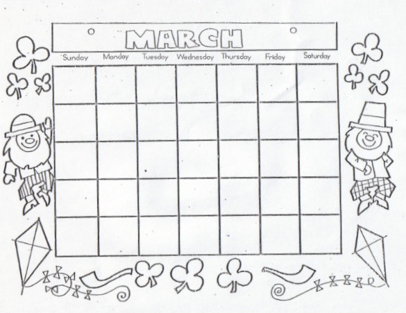 Kat s Almost Purrfect Home CALENDARS TO COLOR IN Kat s Almost Purrfect Home CALENDARS TO COLOR IN