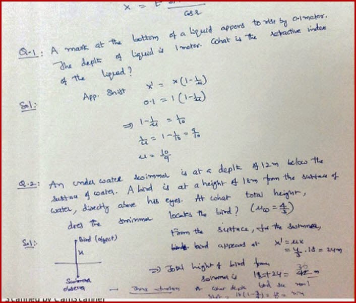 Normal Shift and Lateral Shift due to Refraction of Light IIT JEE and