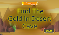 OnlineGamezWorld Find the Gold in Desert Cave Walkthrough