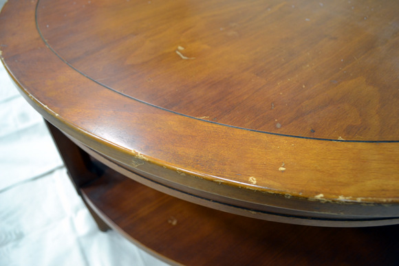 Before pics: How to Stain a Coffee Table | DIY Playbook