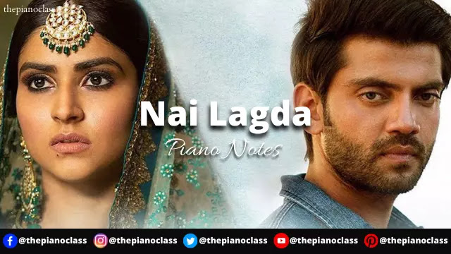 Nai Lagda Piano Notes - Notebook