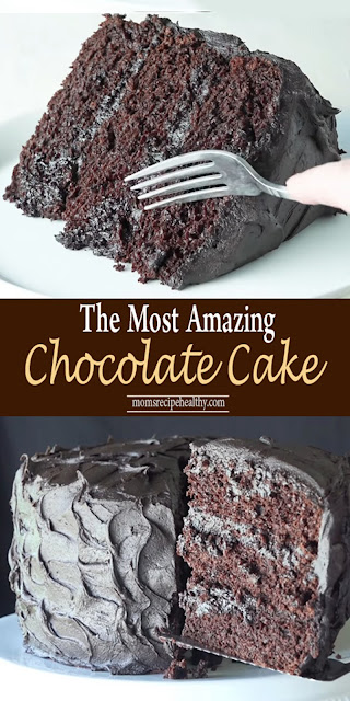 The Most Amazing Chocolate Cake Recipe {+video}