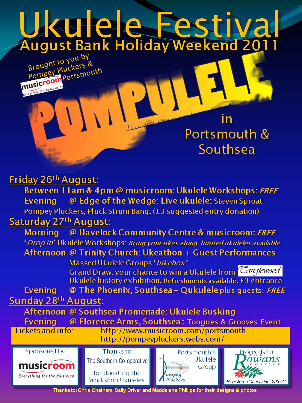 Pompulele Uke Festival Portsmouth, UK